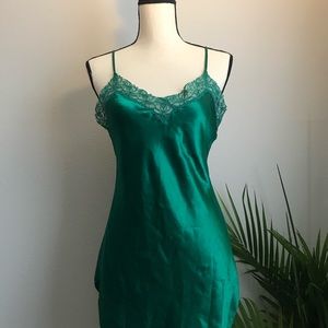 Vintage Victoria's Secret emerald teddy